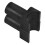 8Pcs Black Plastic Wheelchair Seat Rail Blocks Noise Reduction Durable 3