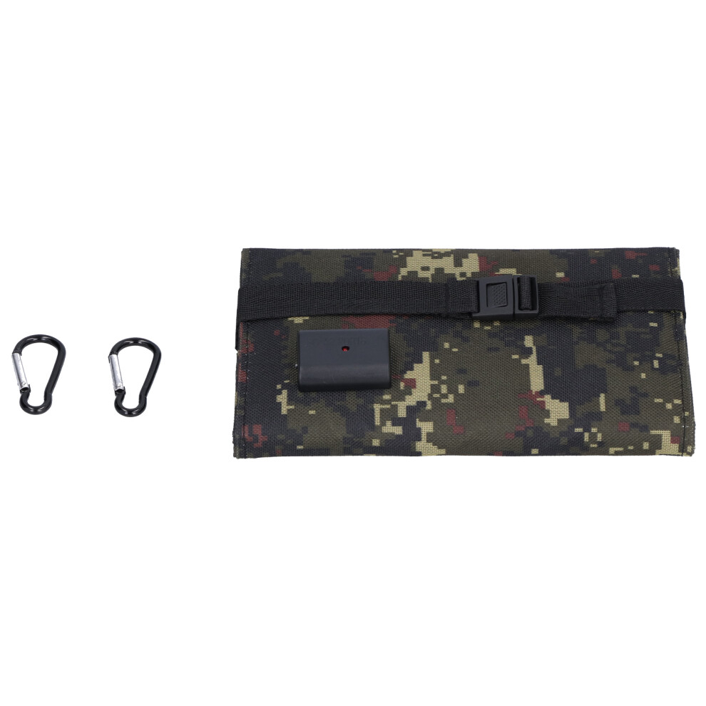 Portable Solar Charger, Durable Material Monocrystalline Panels Waterproof High Efficiency Charger For Camping Climbing Hiking Picnics, Easy To Carry 9425574546043