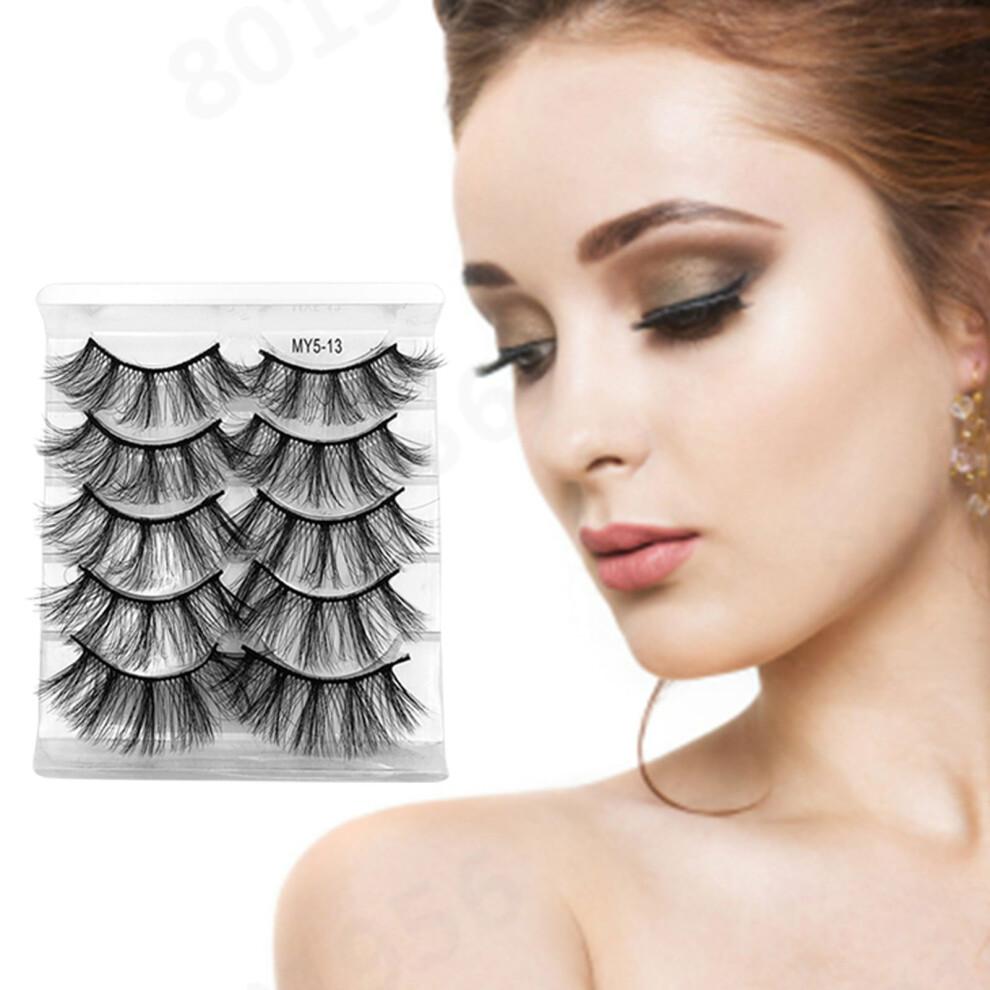 False Eyelashes Natural Thick Volume 8D Reusable