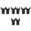 8Pcs Black Plastic Wheelchair Seat Rail Blocks Noise Reduction Durable 9