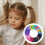 200 elastici per capelli da bambina, spessi 3 mm, multicolore. 5