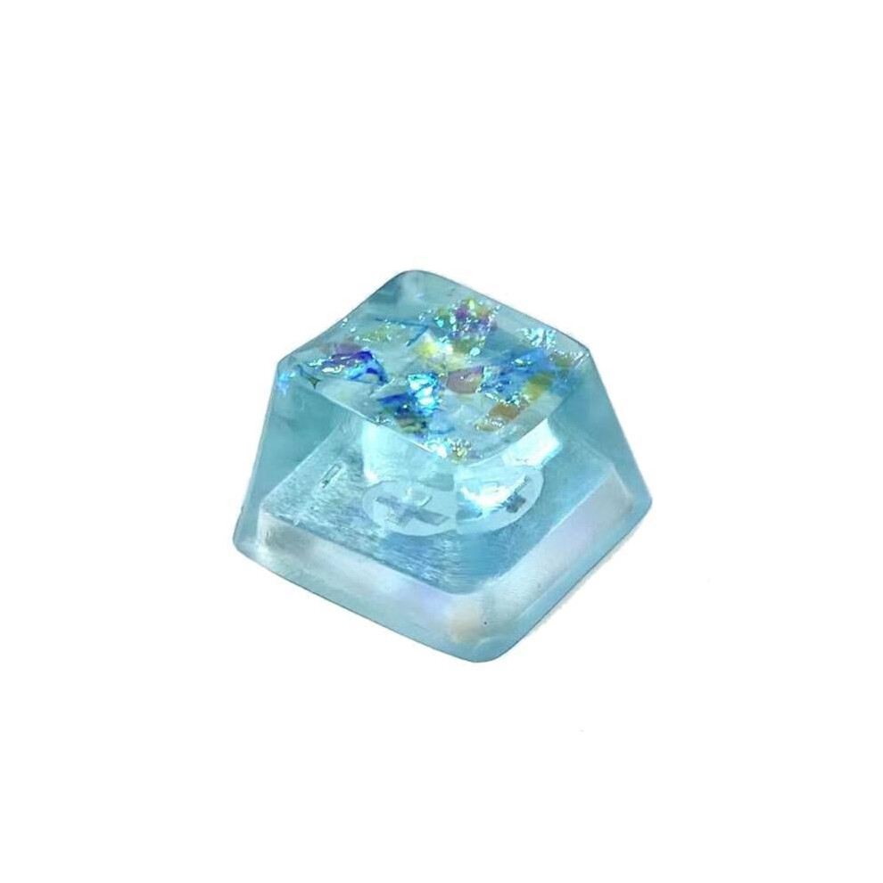 Handmade Customized Oem R4 Profile Resin Keycap Keyboard Rgb Translucent Keycap Blue/Yellow/Pink 9496895295132