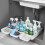 Customizable Kitchen Caddy for Under Sink Organizer, Rolling Storage Bin with Adjustable Bathtub Caddy, Under Sink Storage Bin for Kitchen Bathroom 2