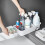 Customizable Kitchen Caddy for Under Sink Organizer, Rolling Storage Bin with Adjustable Bathtub Caddy, Under Sink Storage Bin for Kitchen Bathroom 4