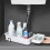 Customizable Kitchen Caddy for Under Sink Organizer, Rolling Storage Bin with Adjustable Bathtub Caddy, Under Sink Storage Bin for Kitchen Bathroom 8