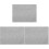 3Pièces Tapis Feutre Gris Pour Pratique De Dessin 4