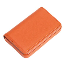 2025 New PU Leather Business Card Holder Desk Wallet – Portable Credit Card Case, Compatible with Standard Cards