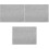 3Pièces Tapis Feutre Gris Pour Pratique De Dessin 5