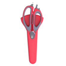 All-Purpose Utility Shears, Multi-purpose Kitchen Tool with Nutcracker, Heavy Duty Stainless Steel Scissors for Meat, Fish, Poultry Cutting, Durable