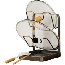 Kitchen Pot Lid Storage Rack Countertop 1 Pack