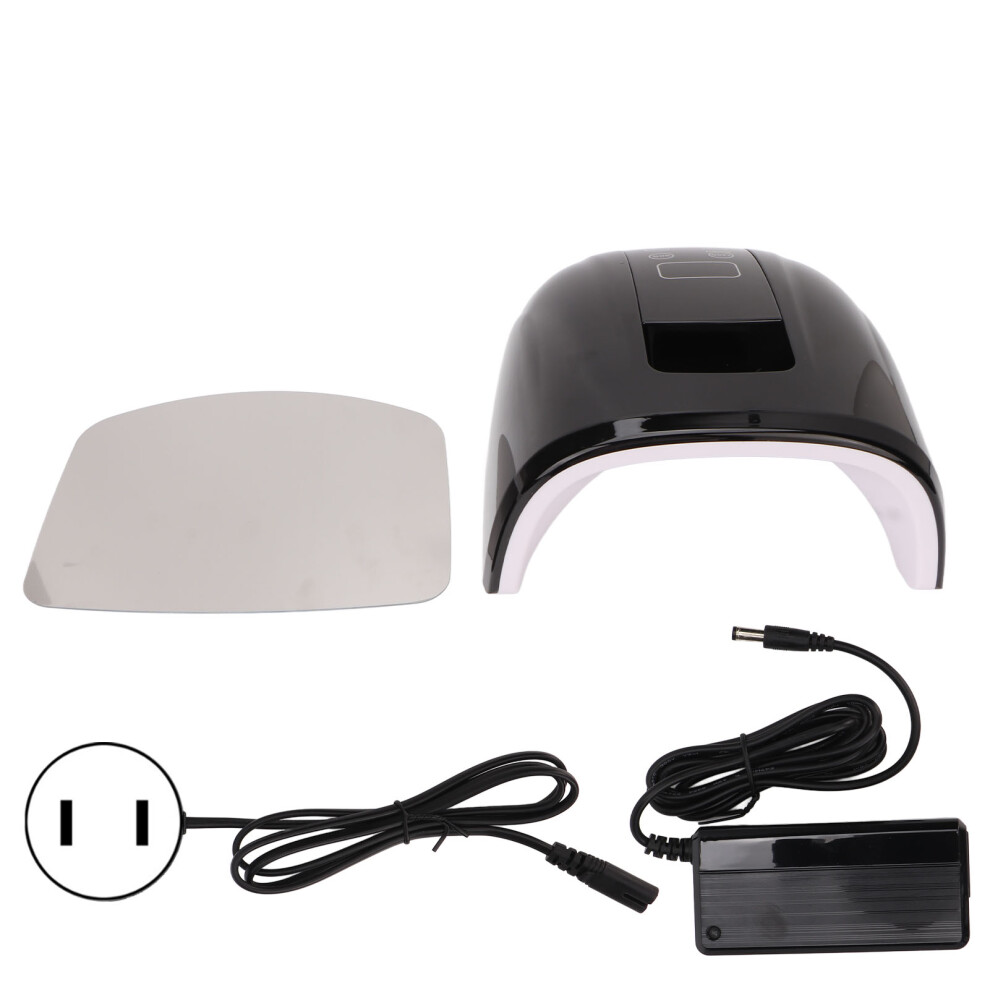 Light Nail Curing Lamp With Dual Source Technology90w Uv Led Lamp Professional Nail Dryer Machine, Spacious Curing Space Automatic Sensor For All