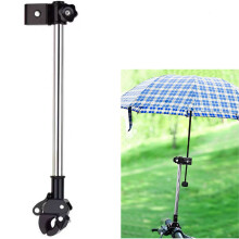 Stainless Steel 360 Adjustable Umbrella Mount Clamp – Universal for Golf Cart, Beach Chair, Stroller, Bleacher, Patio, Fishing