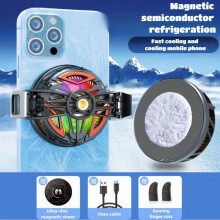 Radiateur de refroidissement à semi-conducteurs GT31 avec clip arrière magnétique pour téléphone portable 2 en 1, compatible avec iPhone et