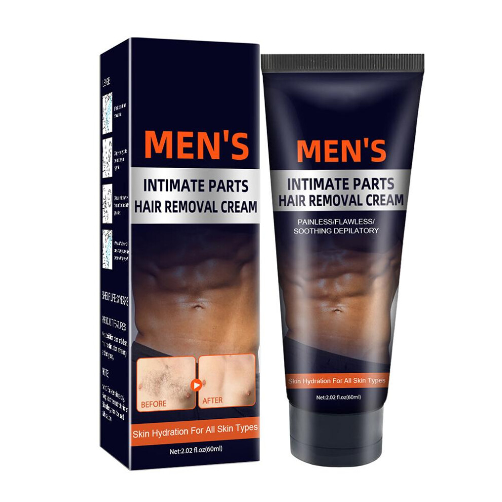 Soothing Cream For Hair Removal In Intimate Areas, Gentle Care Smoothness Close Shave Cruelty Free Skin Nourishing Formula Painless Hair Removal