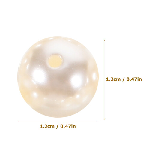 50 Pcs Flat Back Pearls For Crafting Buttons Miss 2