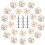 50 Pcs Flat Back Pearls For Crafting Buttons Miss 11