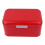 Solid Color Retro Iron Bread Bin Box Large Capacity Kitchen Storage Red 2