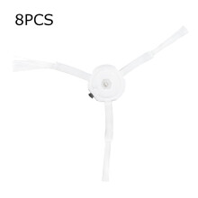 Escova lateral para robô aspirador, peças de reposição para escova lateral, design anti-enrolamento para limpeza profunda, instalação rápida e