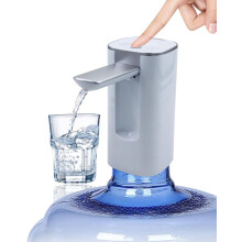 Smart Water Dispenser Portable 5-Gal Rechargeable USB White