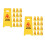 30Pcs Miniature Yellow Traffic Signs Plastic Driving Simulator Toy 5