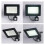 Προβολείς LED 100W50W30W20W10W Αισθητήρας κίνησης PIR IP66 Αδιάβροχο κρεμαστό εξωτερικό 7