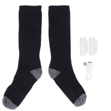 Adjustable Heated Socks With Rechargeable Battery Multi Level Temperature Control Soft And Flexible Fit Water Absorption Breathability Full
