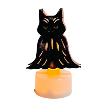 Candela LED senza fiamma, lumino giallo, confezione da 12 pezzi, impermeabile