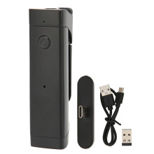 Bluetooth Lapel Mic for iPhone15Android Devices, Real Time Auto Sync Wireless Microphone with Noise Reduction for Video Recording Streaming