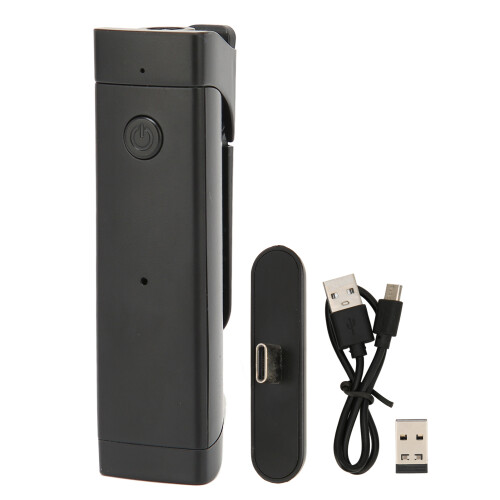 Bluetooth Lapel Mic for iPhone15Android Devices, Real Time Auto Sync Wireless Microphone with Noise Reduction for Video Recording Streaming