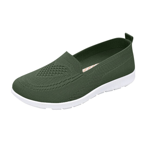 Ορθοπεδικά slip-on παπούτσια για περπάτημα για γυναίκες άνετα κεντημένα παπούτσια 2
