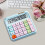 AuroraX Desk Calculator Large Office Basic Calculator,Large Mechanical Buttons 12 Digit Engineering 4 Function Calculator Home Office Supplies 3