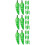 96Pcs Realistic Green Artificial Pepper Models Foam Table Decoration 9