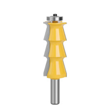 Louver Shutter Style Router Bit Woodworking CNC Carbide Milling Cutter with Bearing Ideal for Decorative Line Carving on Wood