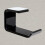 2Pcs Black Headset Rack Acrylic Headphone Stand with Double-Sided Tape 8