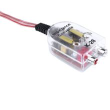 Car Audio Amplifier Speaker Line Output Converter 12V High Low Impedance Adapter