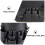 2Pcs Portable Tool Bag Black Oxford Cloth Tool Pouch Holder for Tools 8