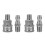 2Sets Stainless Steel Pressure Washer Quick Connect Couplers Silver 6
