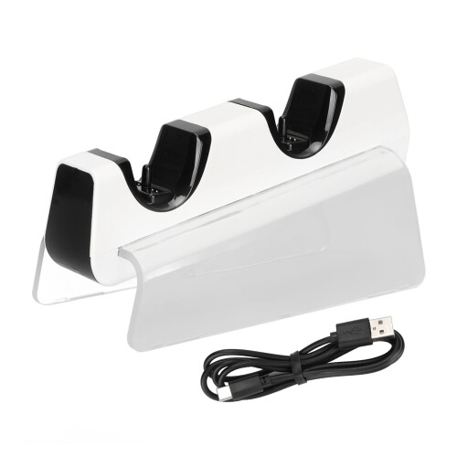 PS5Controller Charger Dock, LED Indicator Charging Station With Fast Charging Capabilities, Reliable Protection Controller Charger For DualSense