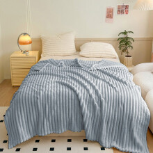 Couverture légère, douce et confortable, idéale pour la maison, le canapé et le lit.