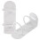 6Pcs Electric Toothbrush Holders Wall Mounted White Iron Storage 2