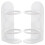 6Pcs Electric Toothbrush Holders Wall Mounted White Iron Storage 3