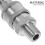 2Sets Stainless Steel Pressure Washer Quick Connect Couplers Silver 11