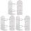 6Pcs Electric Toothbrush Holders Wall Mounted White Iron Storage 4