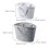 Hollow Design Bathroom Basket Assorted Color Portable for Various Items 2Pcs 7