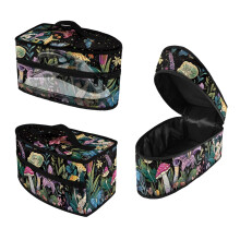 Lightweight Dustproof Travel Iron Organizer Butterfly and Floral Pattern Most Iron Travel Carrying Case, Bag Only