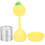 Adorable Tea Strainer For Loose Leaf Tea Creative Pineapple Design Fine Mesh Filter For Home Office 3