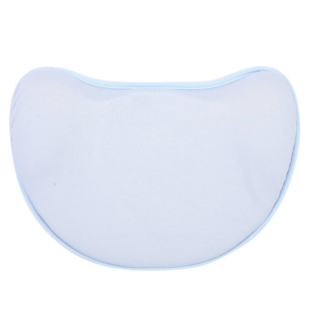 Breathable Toddler Pillow, Ergonomic Contour Design With Cooling Holes Food Grade Silicone Core Anti Roll Microconcave Shape Machine Washable