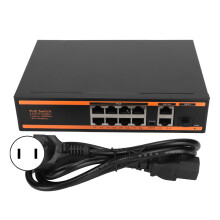 PoE+ Network Switch8Port With Extend Function Lightning Protection Qos Integrated Heat Dissipation Active Poe Switch Wide Compatibility Image