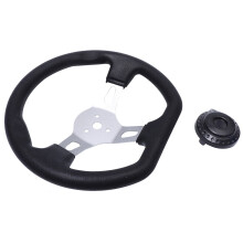 HEMOTON 270 Mm Go-kart Steering Wheel for Four-wheelers Outdoor Vehicles