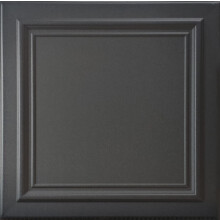 R24 Line Art Foam Ceiling Tile Black Matte 8 pcs